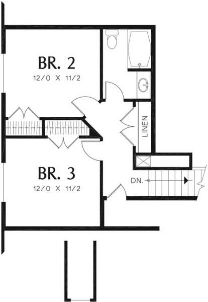 Second Floor for House Plan #2559-00376