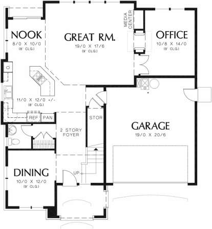 Main Floor for House Plan #2559-00382