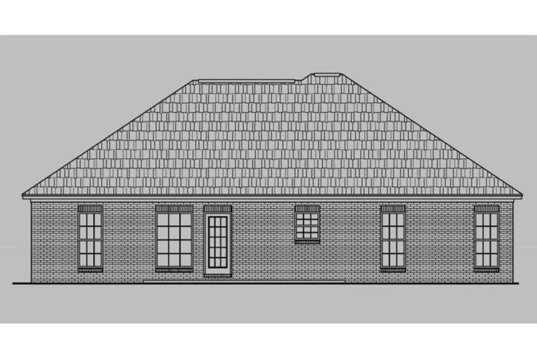 Small House Plan #041-00005 Elevation Photo