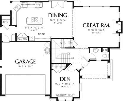 Main Floor for House Plan #2559-00385
