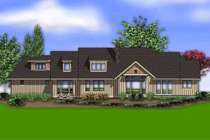 Craftsman House Plan #2559-00386 Elevation Photo