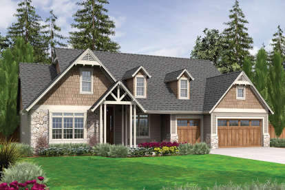 3 Bed, 2 Bath, 2591 Square Foot House Plan - #2559-00387