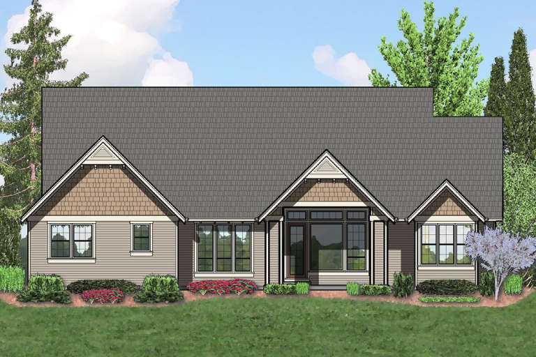 Craftsman House Plan #2559-00387 Elevation Photo