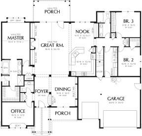 Main Floor for House Plan #2559-00387