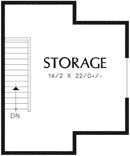 Storage for House Plan #2559-00388