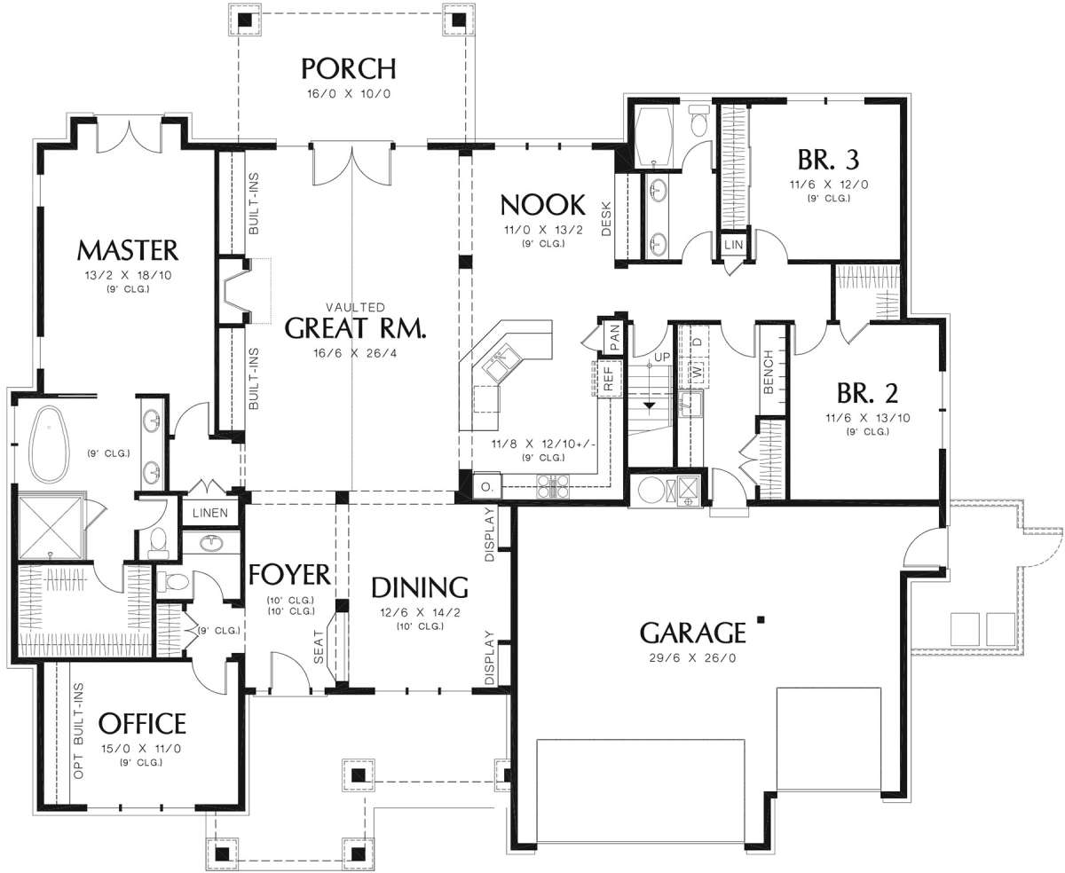 Main Floor for House Plan #2559-00389