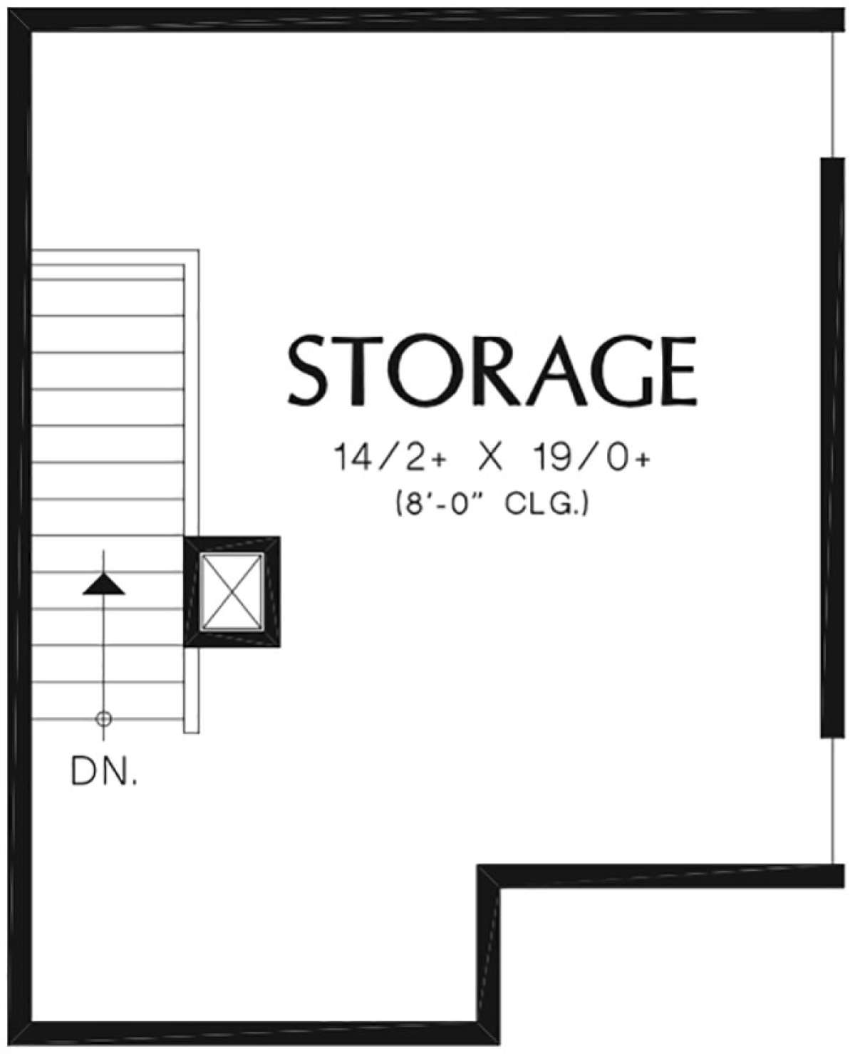 Storage for House Plan #2559-00389