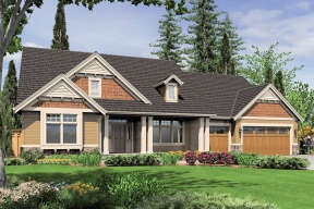 Craftsman House Plan #2559-00390 Elevation Photo