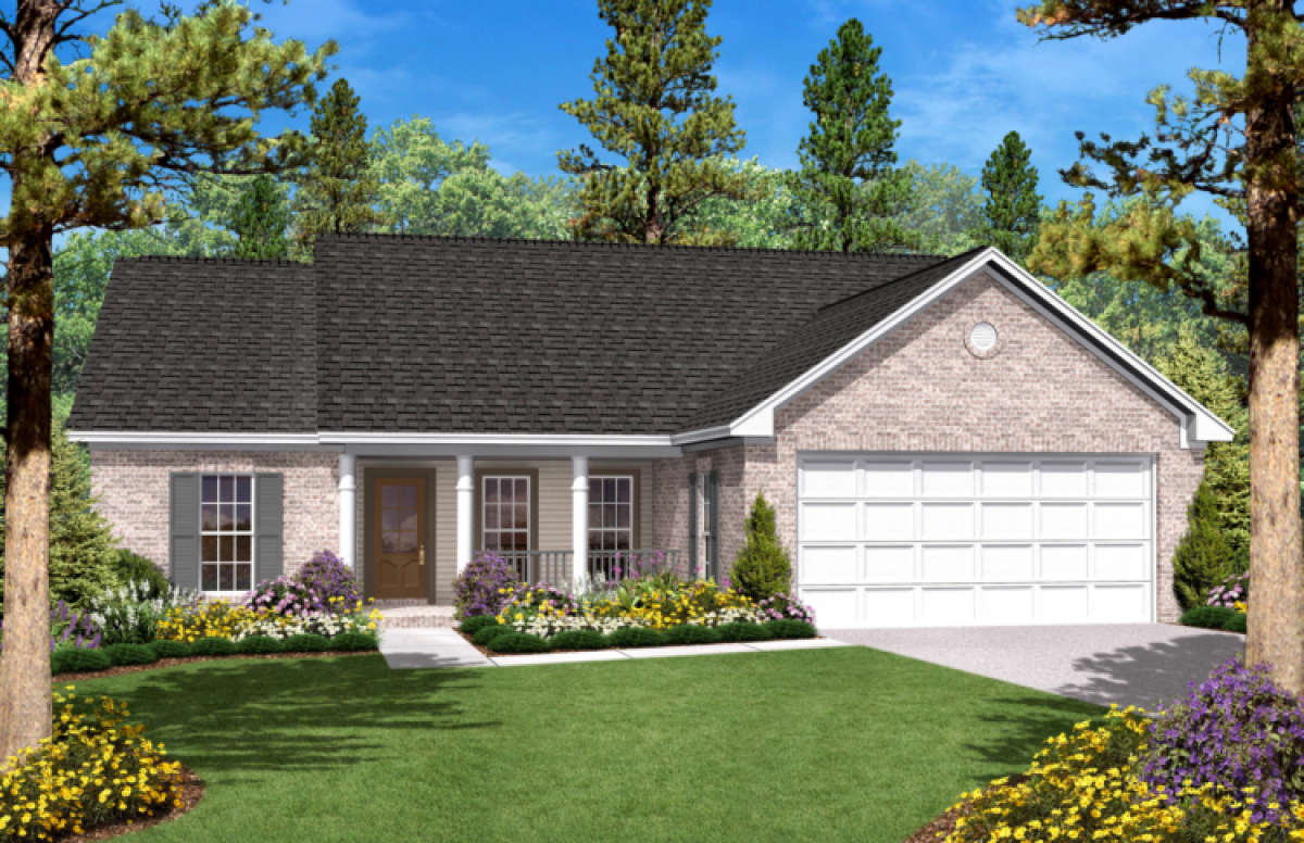 Small Plan: 1,400 Square Feet, 3 Bedrooms, 2 Bathrooms ...
