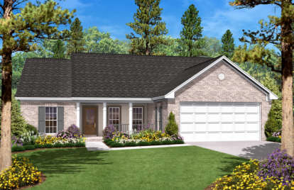 3 Bed, 2 Bath, 1400 Square Foot House Plan - #041-00006