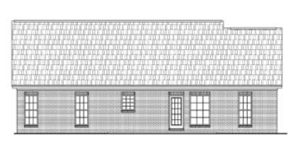 Small House Plan #041-00006 Elevation Photo