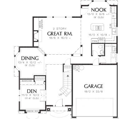 Main Floor  for House Plan #2559-00394