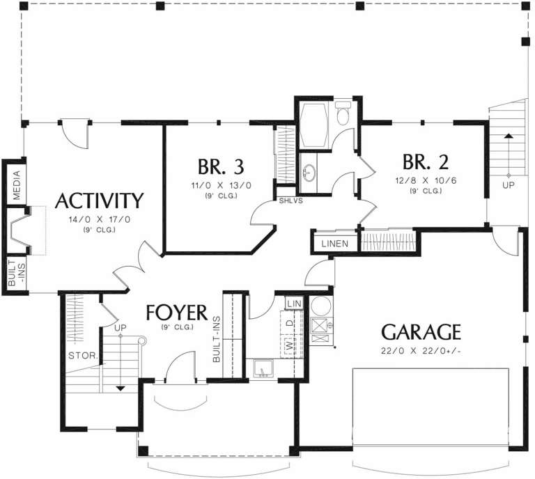 House Plan House Plan #12172 Drawing 1