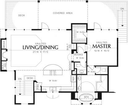 Second Floor for House Plan #2559-00395