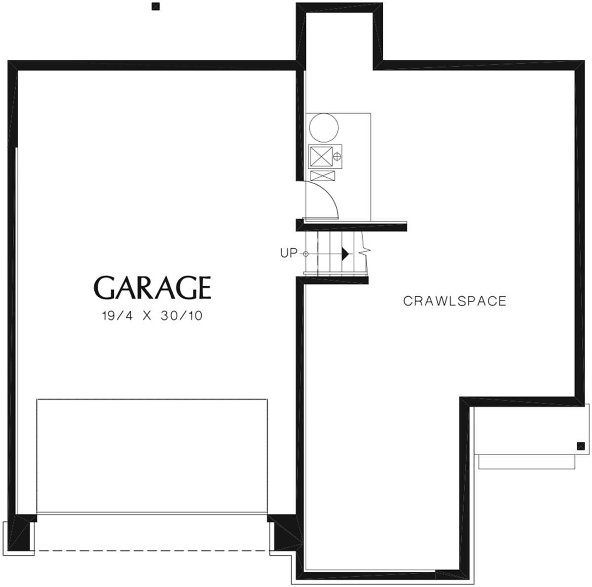 Garage for House Plan #2559-00396