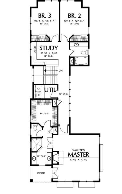 Floorplan 2 for House Plan #2559-00401