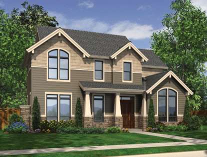 Craftsman House Plan #2559-00407 Elevation Photo