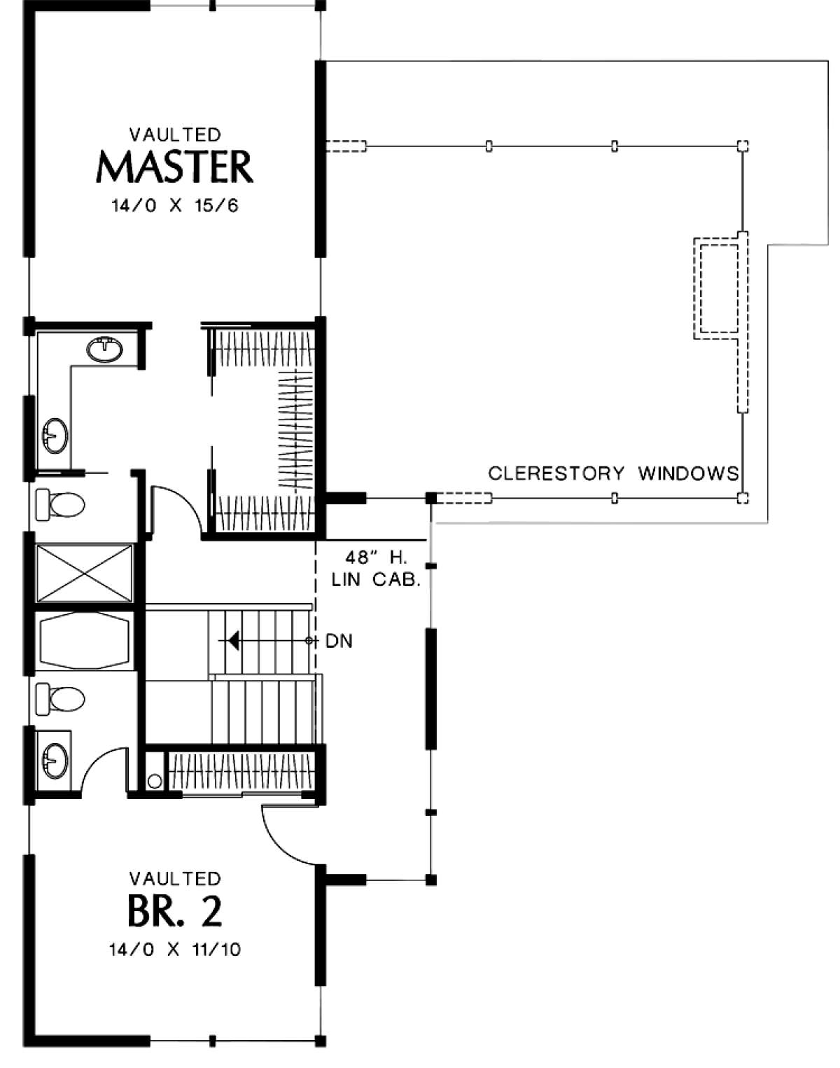 Floorplan 2 for House Plan #2559-00412