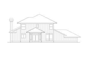 Contemporary House Plan #2559-00414 Elevation Photo