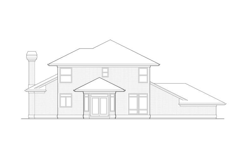 Contemporary House Plan #2559-00414 Elevation Photo