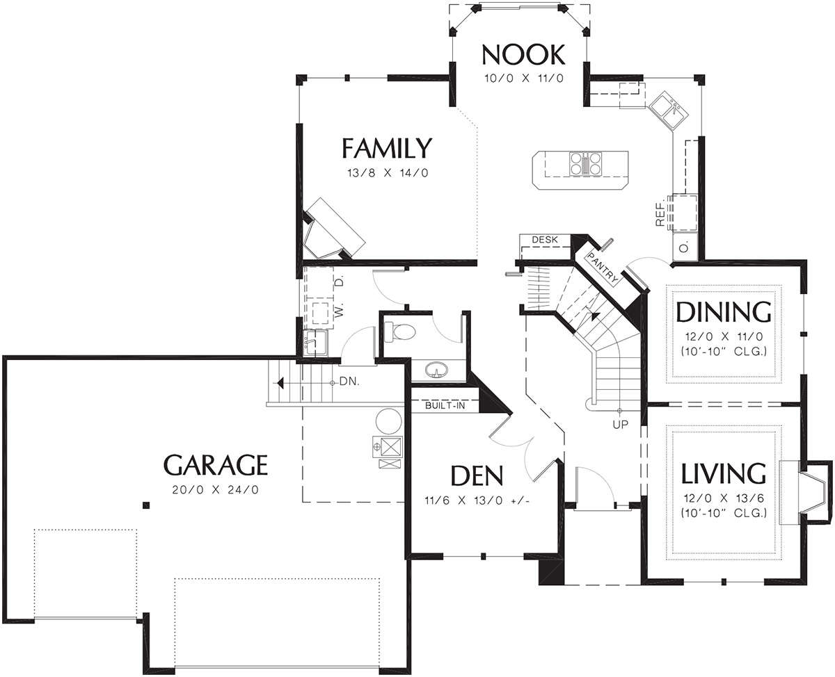 Main Floor  for House Plan #2559-00414
