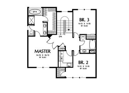 Floorplan 3 for House Plan #2559-00416