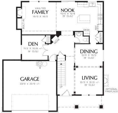 Main Floor  for House Plan #2559-00418