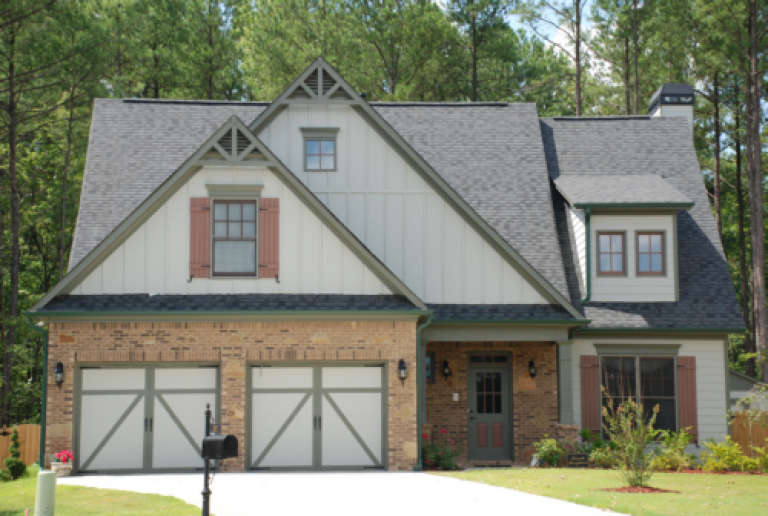 Craftsman House Plan #009-00104 Elevation Photo