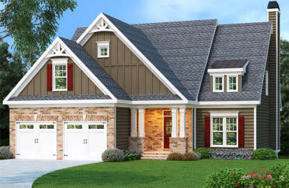 3 Bed, 2 Bath, 2131 Square Foot House Plan - #009-00104