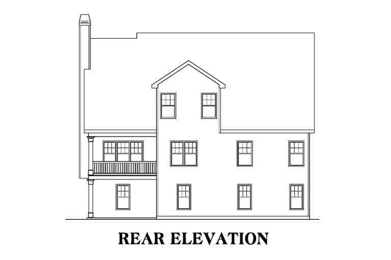 Craftsman House Plan #009-00104 Elevation Photo