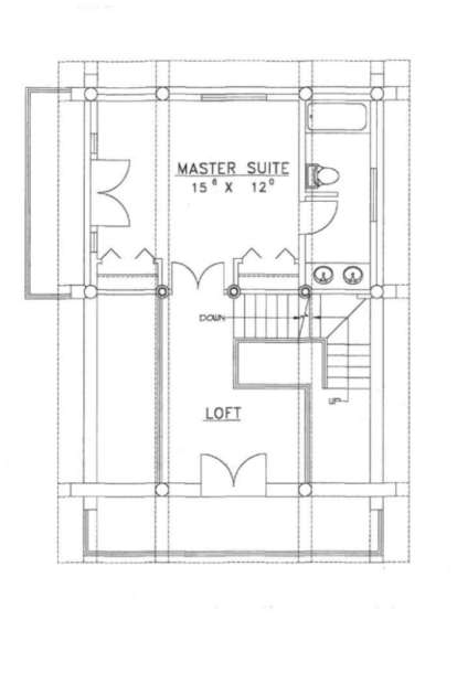 Second Floor for House Plan #039-00007