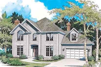 Traditional House Plan #2559-00423 Elevation Photo