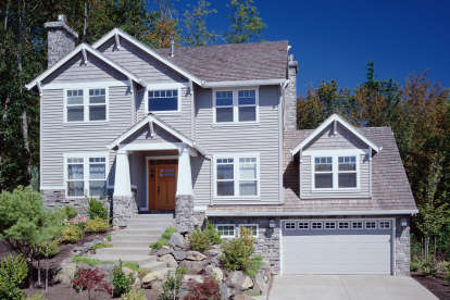Craftsman House Plan #2559-00424 Elevation Photo