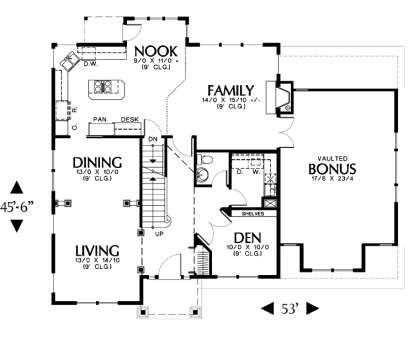 Floorplan 2 for House Plan #2559-00424