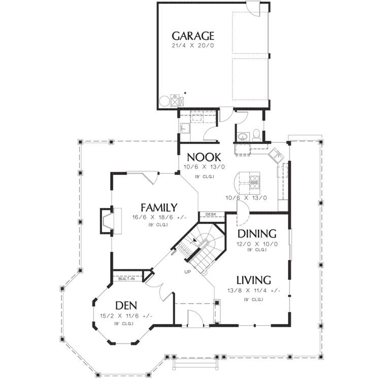 House Plan House Plan #12203 Drawing 1