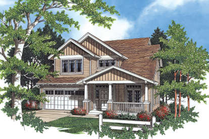 Bungalow House Plan #2559-00427 Elevation Photo