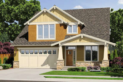 Craftsman House Plan #2559-00428 Elevation Photo