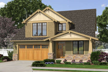 Craftsman House Plan #2559-00428 Elevation Photo