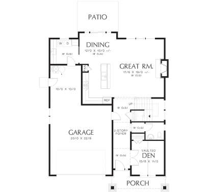 Main Floor  for House Plan #2559-00428