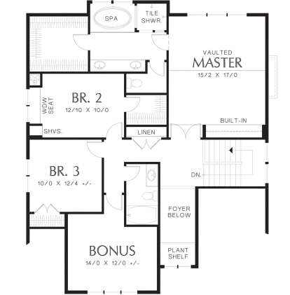 Second Floor for House Plan #2559-00428