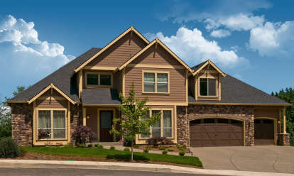 Craftsman House Plan #2559-00431 Elevation Photo