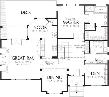 Main Floor  for House Plan #2559-00432