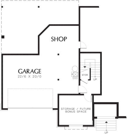 Garage for House Plan #2559-00432