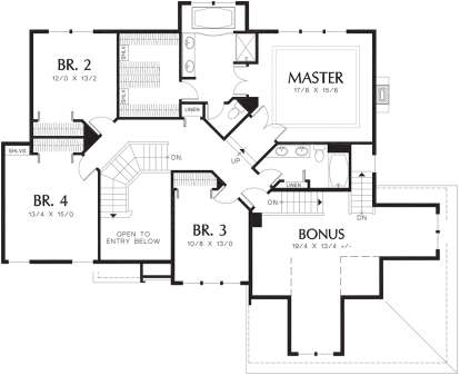 Second Floor for House Plan #2559-00435