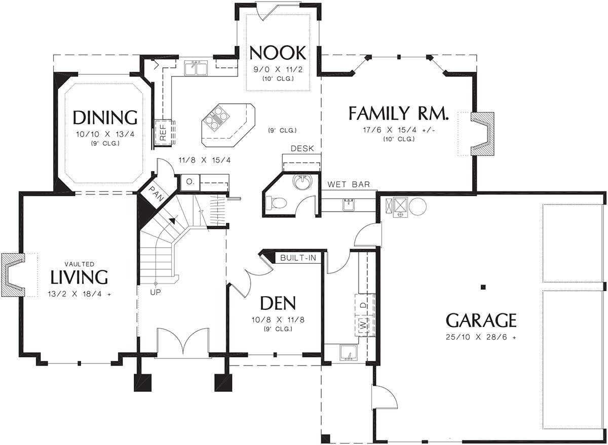 Main Floor  for House Plan #2559-00436