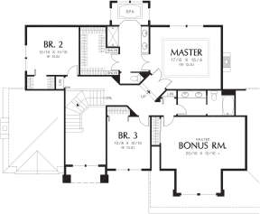 Second Floor for House Plan #2559-00436