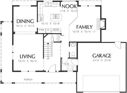 Main Floor  for House Plan #2559-00439