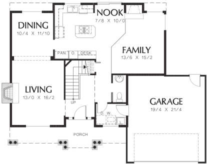 Main Floor  for House Plan #2559-00440