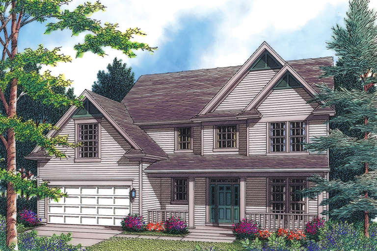 House Plan House Plan #12218 Front Elevation 