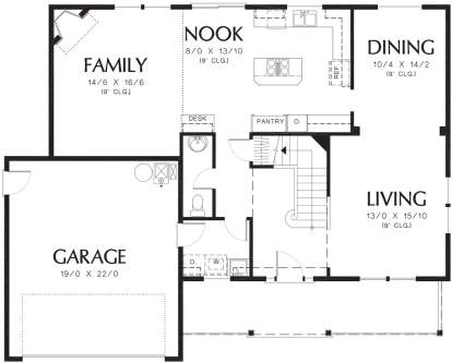 Main Floor  for House Plan #2559-00441